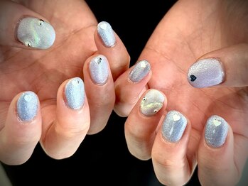 ヌル ネイル 堀江(NURU NAIL HORIE)/偏光マグネットニュアンス☆
