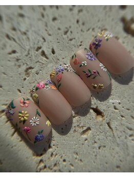 リジョイスヘア エン(REJOICE hair EN)/ayuri 〈手描き お花〉