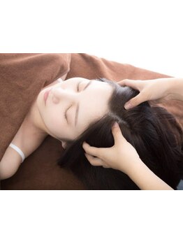 ヘッドスパで癒されたい