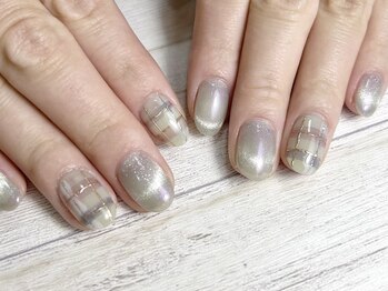 ビオトーププラス 銀座7丁目店(bio tope+)/チェックネイル　銀座フィルイン