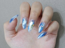 (ジェル)シンプル夏カラー定額