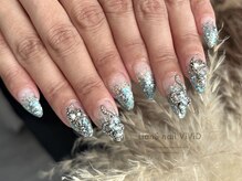 リアンスネイルヴィヴィッド 倉敷店(LianS nail ViViD)/ラメグラデーション＋パーツ