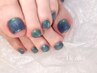 8月限定！　Foot nail C.マグネットorフラッシュコース       8800円→8360円