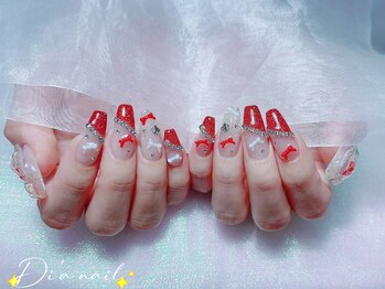 ディアネイルサロン 池袋(Di’a)/持ち込み/フレンチ/フィルイン