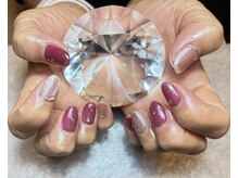 クマ(KUMA)/ピンク×ビジュー