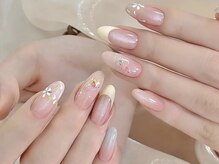 【Min min nail salon】初回ジェルオフ無料♪リーズナブルで本格ネイルが楽しめる★