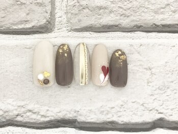 カラン 焼津店(CALIN)/バレンタインネイル