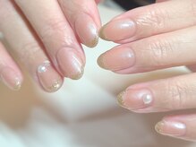 ネイルアンドまつげエクステ専門サロン スリー(THREE)/ラメラメフレンチ