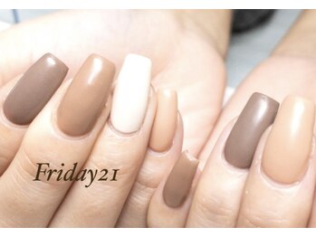 フライデートゥエンティーワン(Friday 21)/自爪に優しい美爪ワンカラー