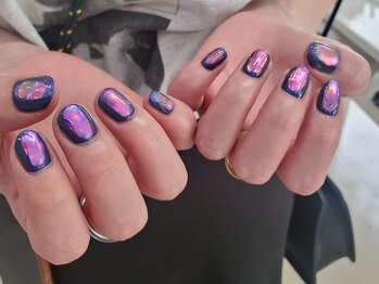 イビズ 新宿店(eviz)/オーロラネイル