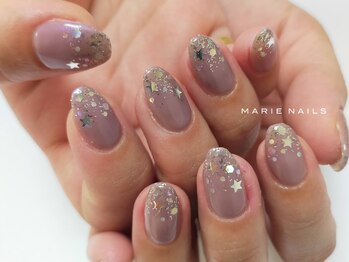 マリーネイルズ 横浜店(MARIE NAILS)/定額￥7,700　星　1215c