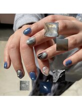 ルーム(RooM)/navy × silver nuance*