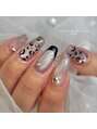 マリー ネイルズ いわきラトブ店(MARIE NAILS)&nbsp;マグネット×フレンチ×豹柄☆