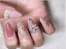 ネイルサロン ジョアアンジェ 天王寺店(joie ange)/春ネイル/ピンク/ニュアンス