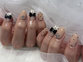 ドット/リボン/staff:Miyazaki