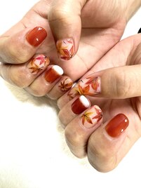 紅葉ネイル