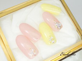 (490)ラメがけワンカラー