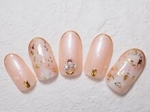 シックネイル(CHIC nail)/大人上品 タイダイネイル