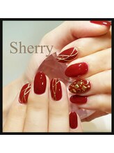 シェリー(Sherry)/着物に！レッドワンカラー