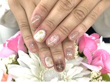 ディーネイル 四条烏丸(D-nail)/【山田】秋カラー×お花☆