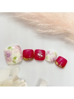 イーアイ ネイルズ(E.I Nail's)/春 フットネイル