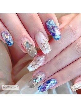 チャコネイル(chaco-nail)/ニュアンス冬アート