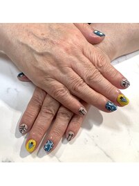 シンプルジェルネイル＆本格ケア