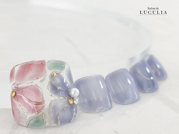 サロンドルクリア 銀座店(Salon de LUCULIA)/＃フラワー　マグネットネイル