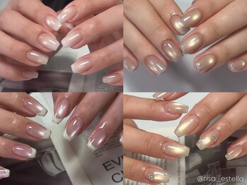 エステラ(Estella)の写真/【初回オフ込/フィルイン】仕事・家事で爪を長く伸ばせなくても自分史上最高のネイルに☆
