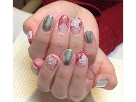 ～3Dフラワーネイル～