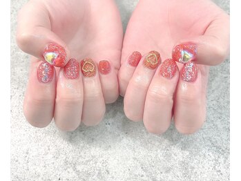 プライズアイリス アイラッシュ 池袋東口店(prize Iris eyelash)/オレンジグリッター【池袋】