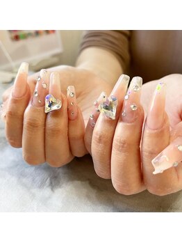 ワンホンネイルでうるちゅる