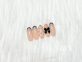 ユーネイルズ 恵比寿(Yu.NAILS.)/リボンネイル◎