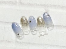 ライト ネイルズ ニシノミヤ(light nails NISHINOMIYA)/ブルーグラデーション
