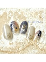 ネイルサロン クイル(QUILL)/10月ネイビー（３）