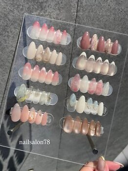 ナナハチ(78)の写真/【通いやすい価格で毎月のネイルが楽しみに】デザインに迷う方に大好評◎”シンプルニュアンス”6,500円