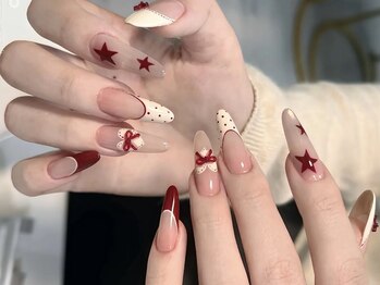 ベストネイル 大宮東口店(Best Nail)/クリスマス/赤系持ち込み