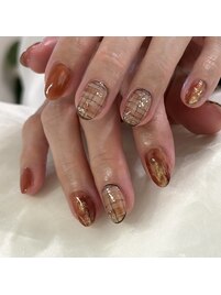 チェックネイル