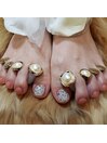 【フットデザインネイル5500円】