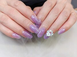 ワンカラー×ビジュー