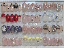 ネイルアンドまつげエクステ リッチエイト 原宿店(Rich8)の雰囲気（オフ無料色変え可/キャンペーン定額¥6980~韓国パーツ定額¥7980~）