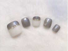 オングレース 阪急17番街店/【フット】爪を削らないジェル