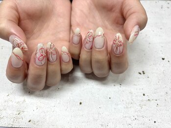 ルリアン 稲荷口/和装ウエディングネイル