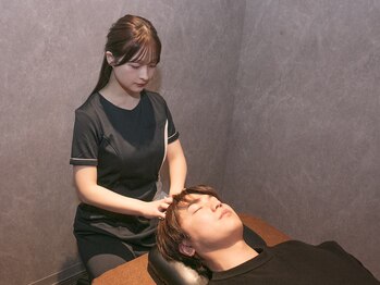 ヘッドミント 四日市店/ドライヘッドスパの施術♪