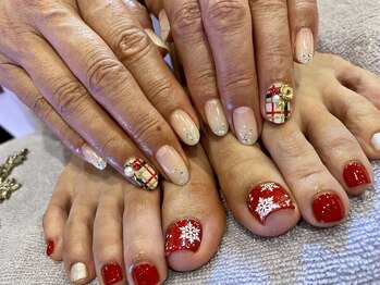 ロータス Lotus/クリスマスネイル