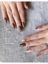 エヌエープラスネイル 葛西本店(Na+nail)/アシンメトリーニュアンス7980