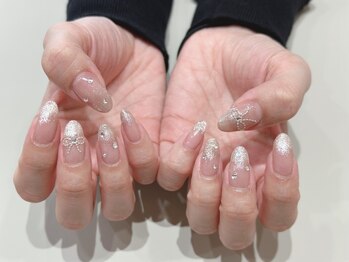 ネイルアンドブライダルエステ ベルム(Belm)/リボン×マグネット