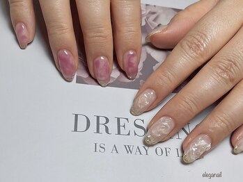 エレガネイル(elega nail)/大人*ニュアンスネイル