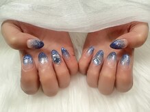 ホアン(HOAN)/ラメグラデーションネイル