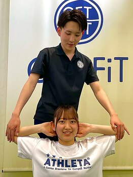 ゲットフィット 仙台富沢店(GET FiT)の写真/【肩こり解消！肩甲骨ストレッチ】効く&気持ちいいストレッチをサポート！運動後のスッキリ感はやみつき★
